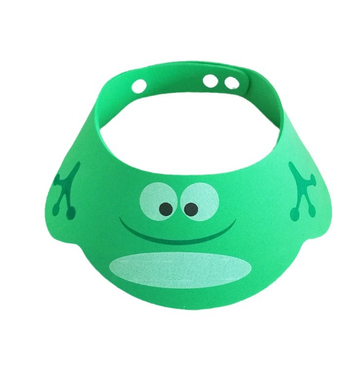 Green Frog Shower Cap