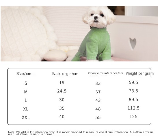 Dog wearing Cotton Bottomed Clothing