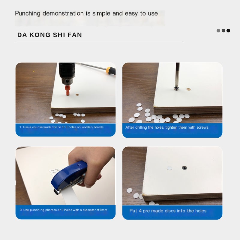 Woodworking Punching Pliers