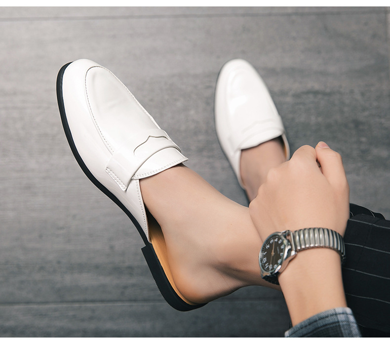 Closed Toe Half Support Leather Shoes - Image 6