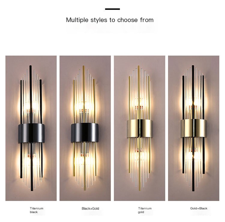 Luxury Crystal Wall Lamp Image 4