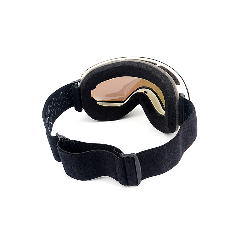 Double layer anti fog skiing mirror image