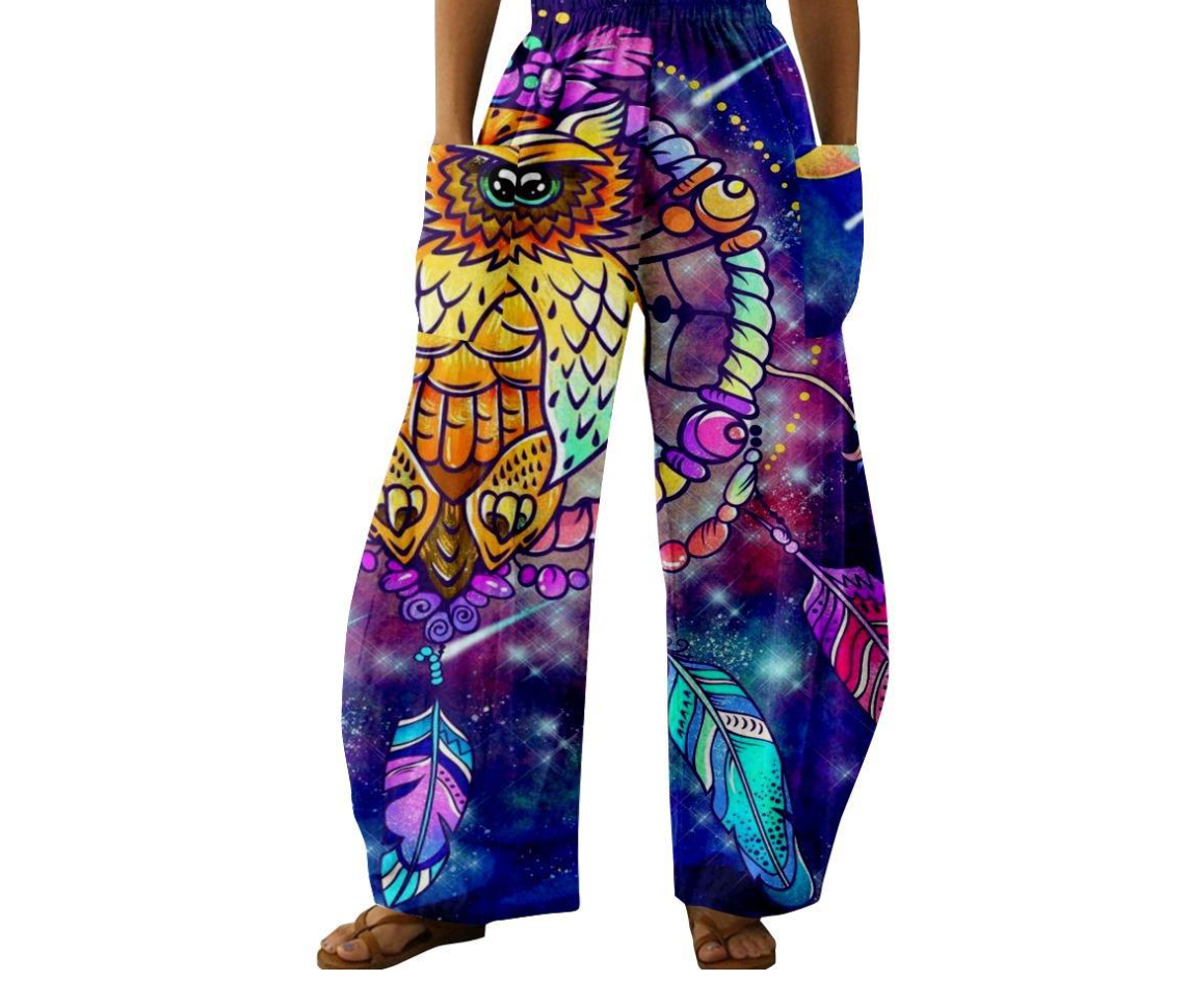 Owl Lift Pants Fashion
