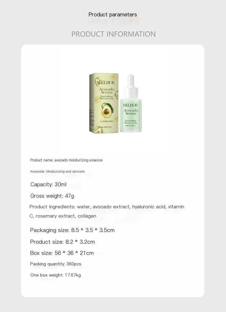EELHOE Avocado and Watermelon Facial Essence