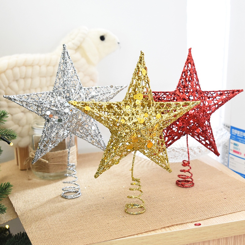 Christmas Tree Top Star Gold