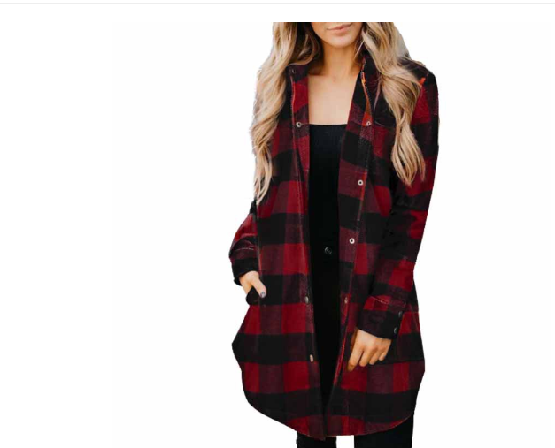 Burry Coat - Checkered Pattern