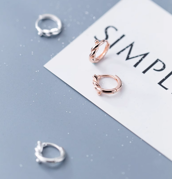 Twisted Earrings Image 1