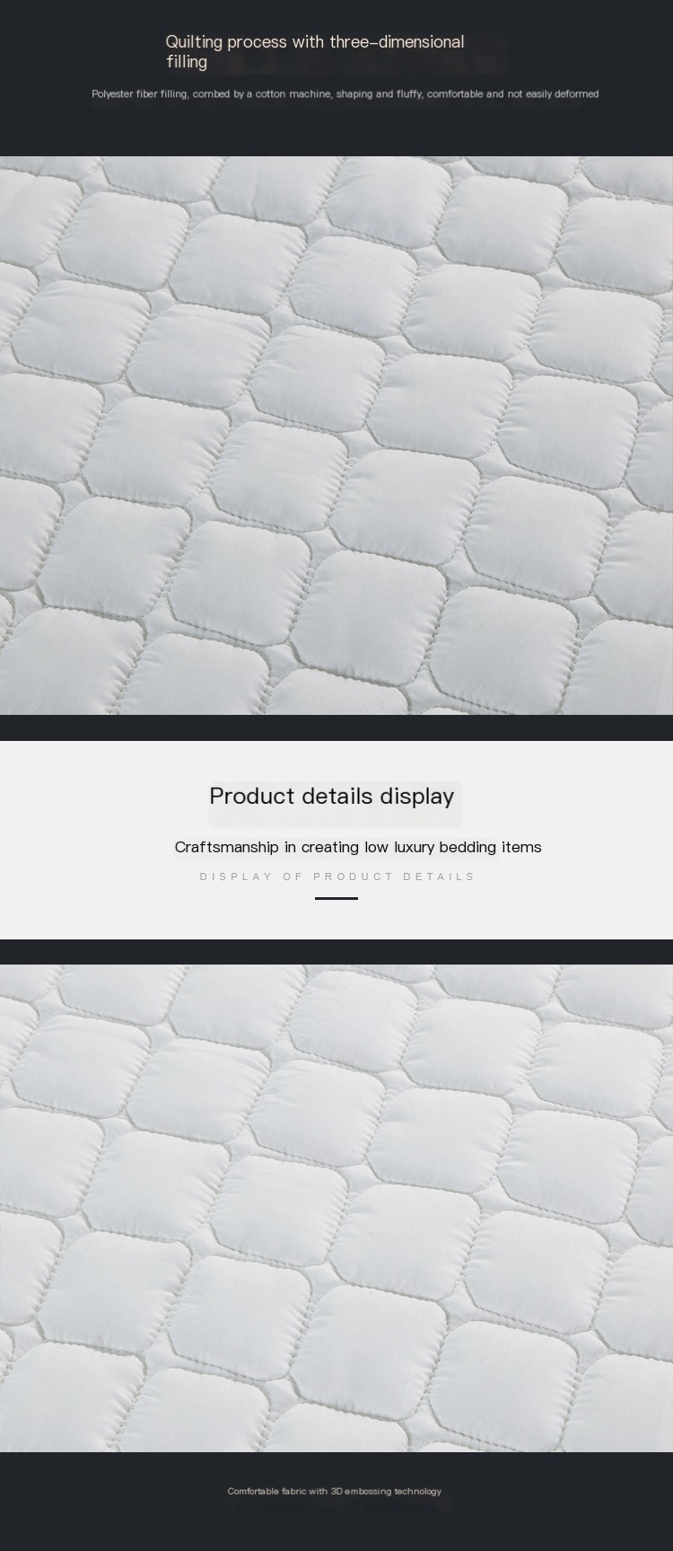 Durable Hotel Bedding Protection Mat