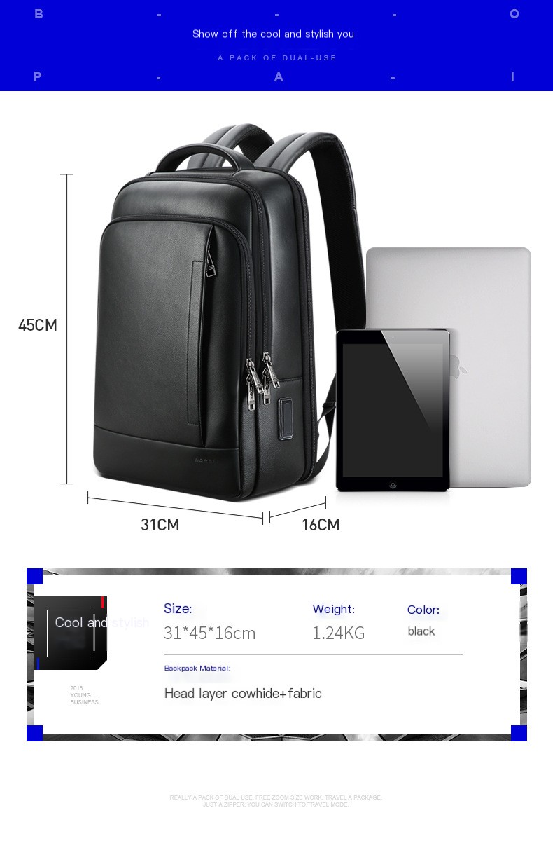 Leather Backpack