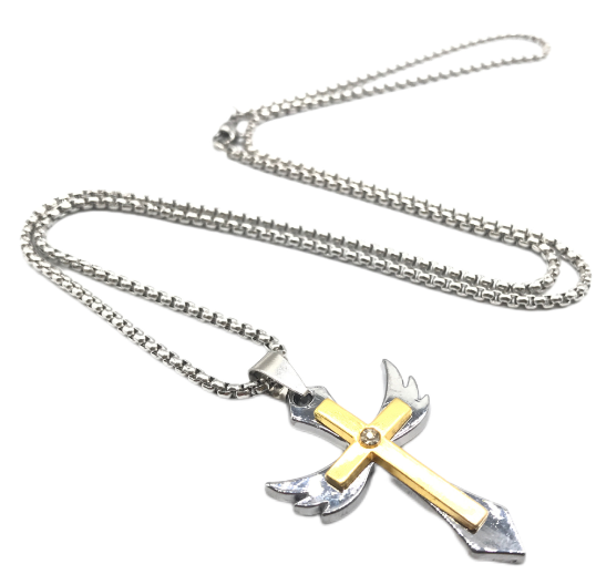 Cross Stainless Steel Necklace Image 2