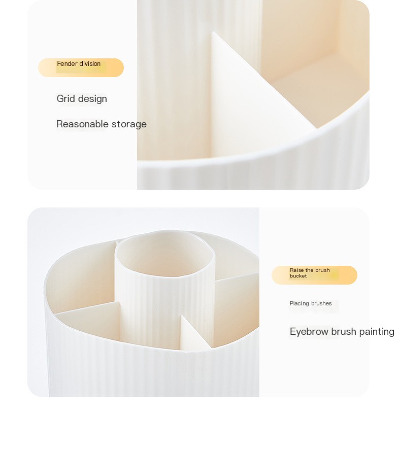 360-degree Rotating Desk Pencil Holder Image 3
