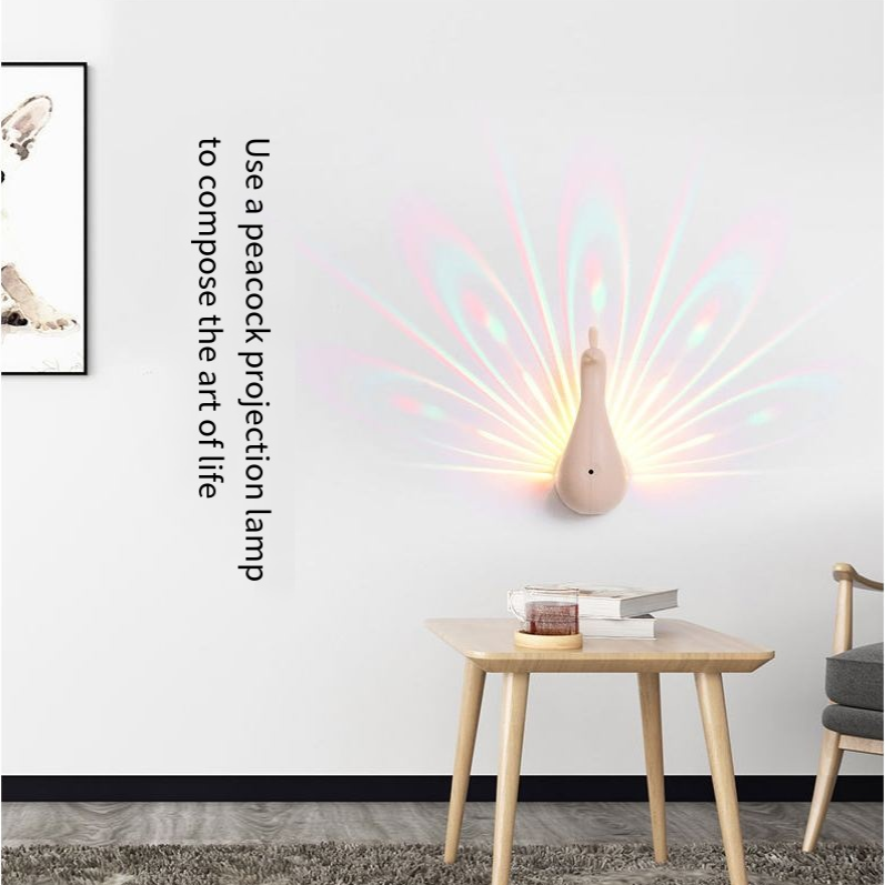 Peacock Projection Lamp Image 1