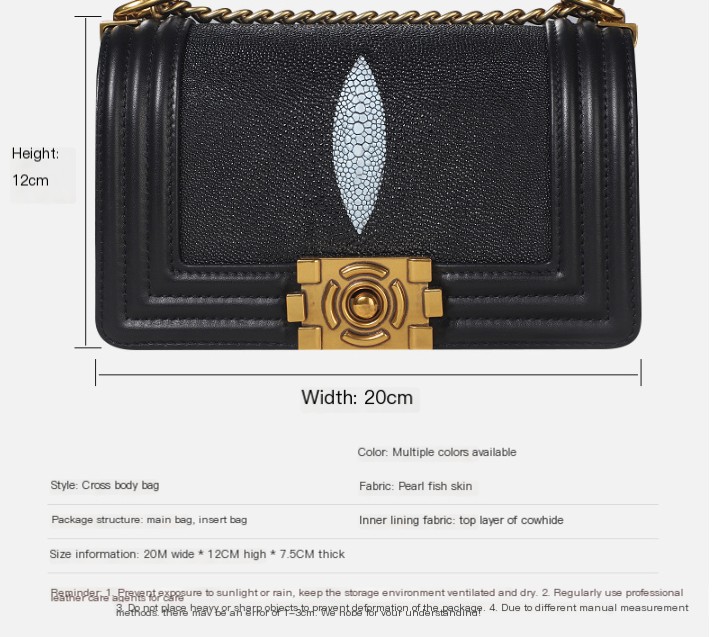 Chain Bag Black