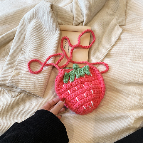 Kids Strawberry Bag Image 2