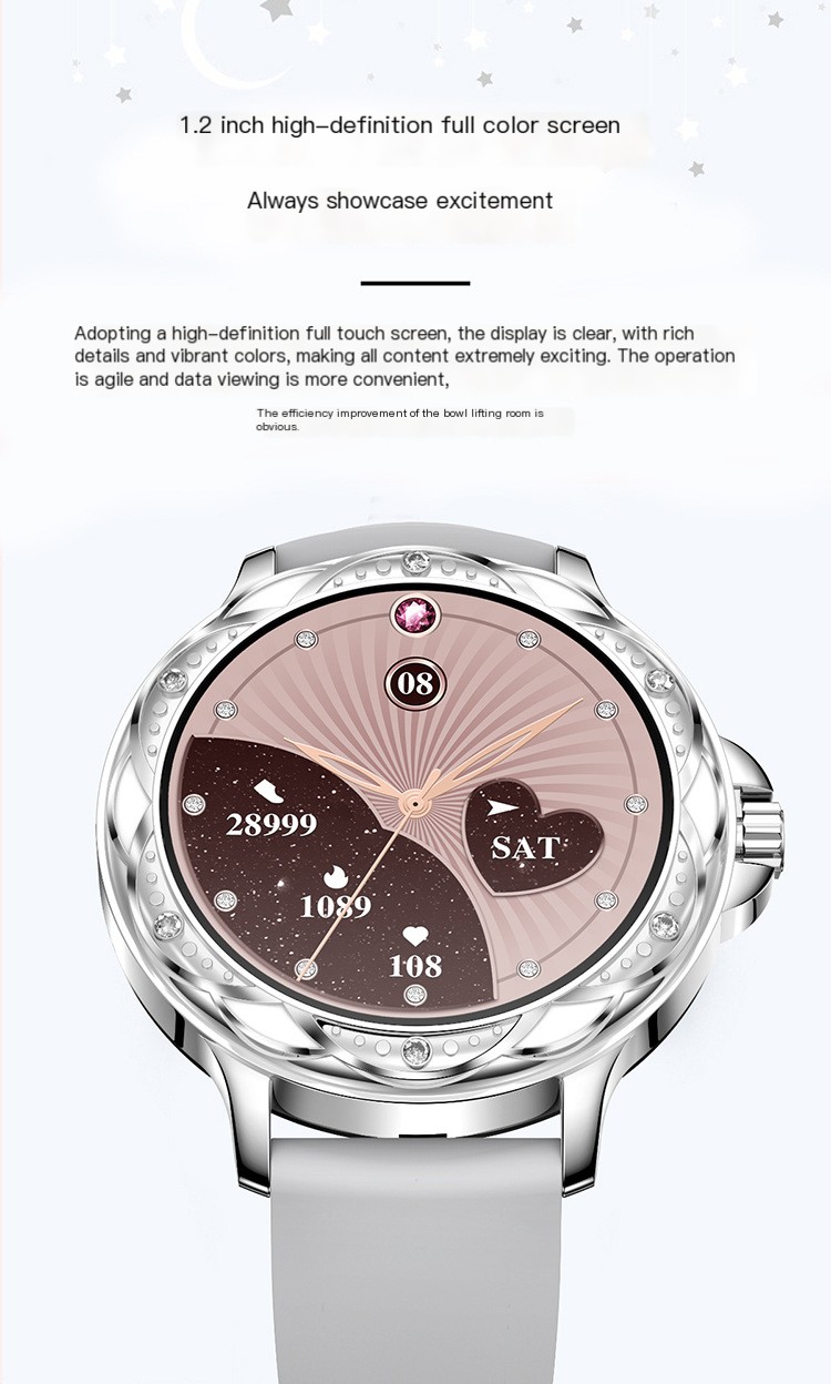 Estilo de vida con el reloj inteligente CF12