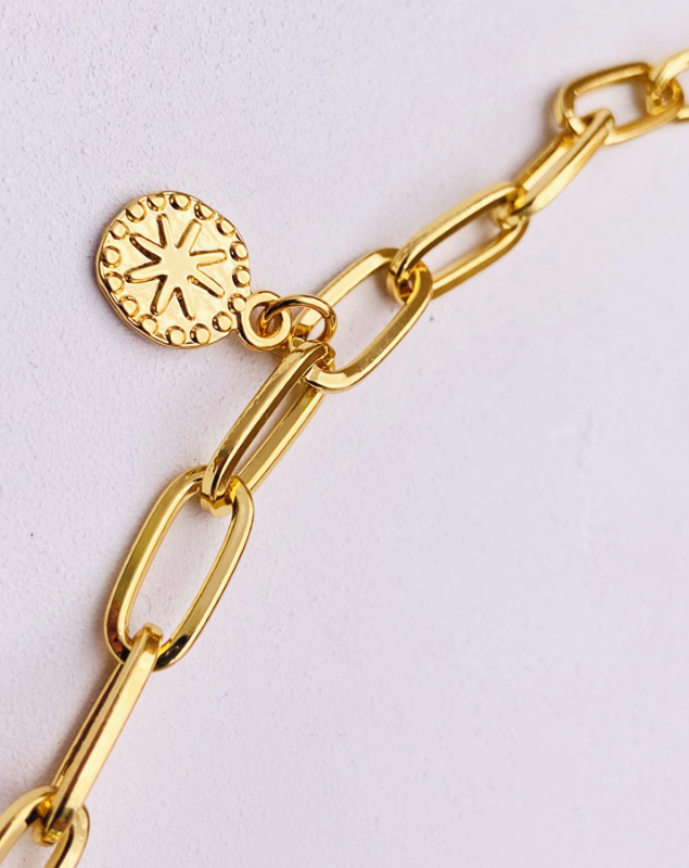 Spider Star Coin Pendant Necklace Image 3