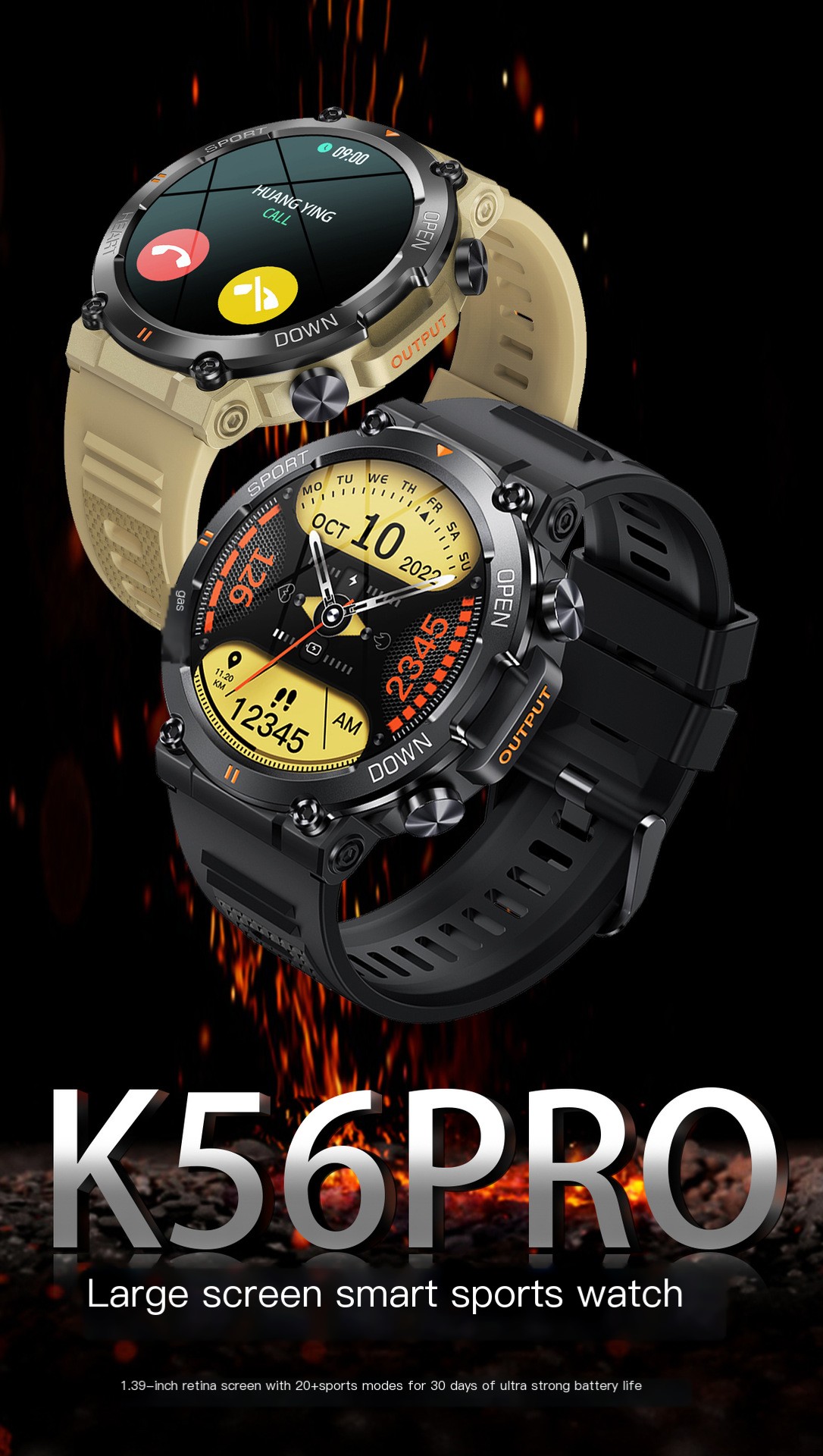 K56PRO Smartwatch Image 2