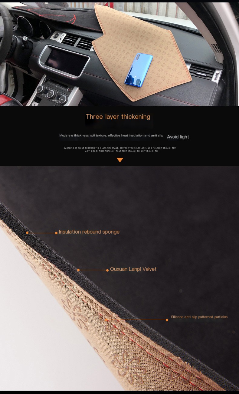 BMW Suede Dashboard Mat 8