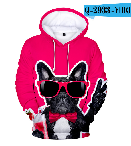 3D Animal Print Hoodie 8