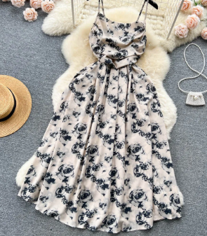 Yuoomuoo Long Dress Floral Print 5