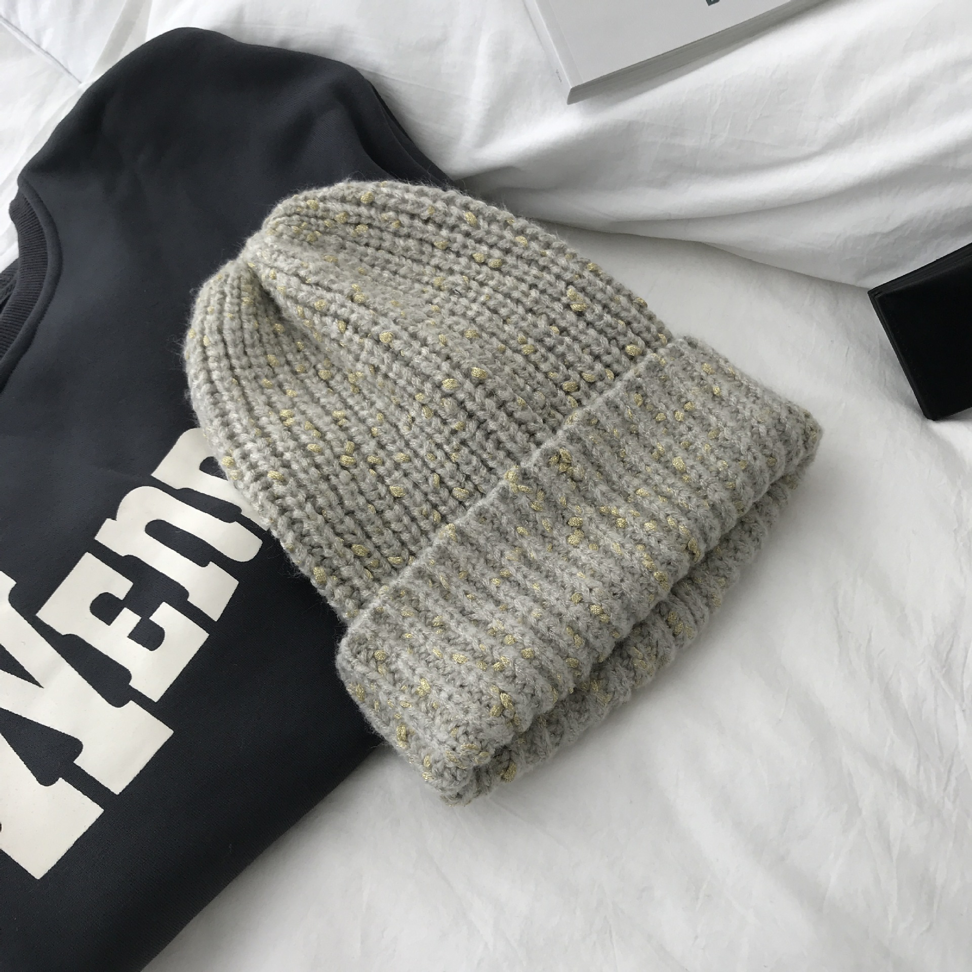 Knitted Hat Yellow
