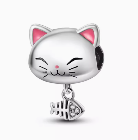 Berloque Charm Gato Japonês Image 1