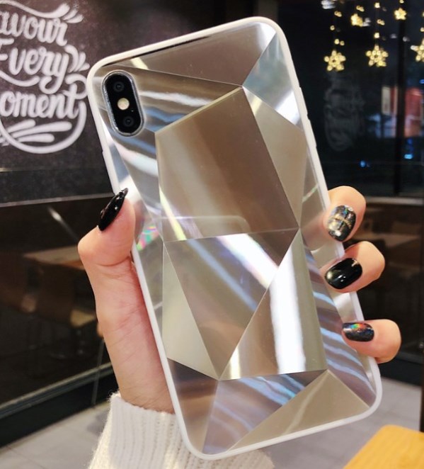 3D Diamond Mirror Phone Case