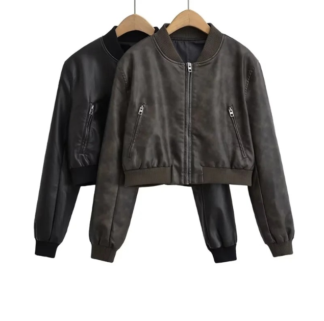 Jaqueta Vintage de Couro Legitimo - Rebel image