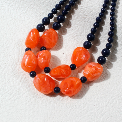 Exaggerated Personality Necklace Green
