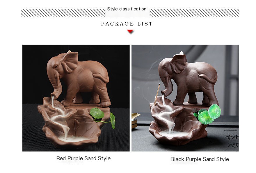 Elephant Incense Burner Style B