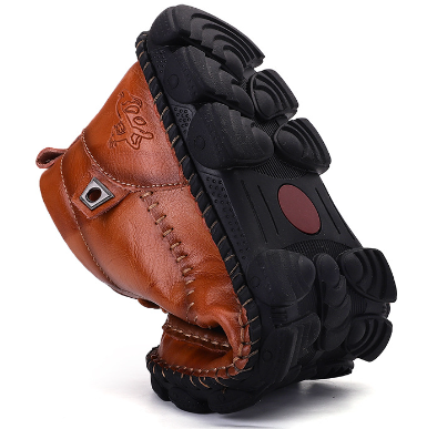 Winter Cowhide Casual Leather Shoes Image 5