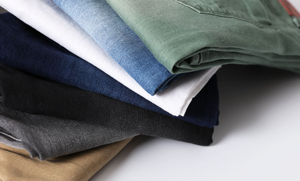 Pantalon Long Droit Blanc Effiloché avec Trous et Coutures à la Main pour Hommes 4