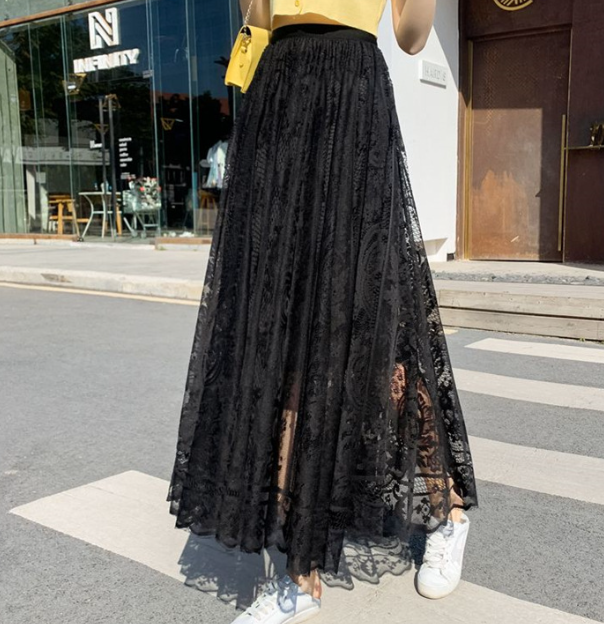 Lace Temperament Skirt 3
