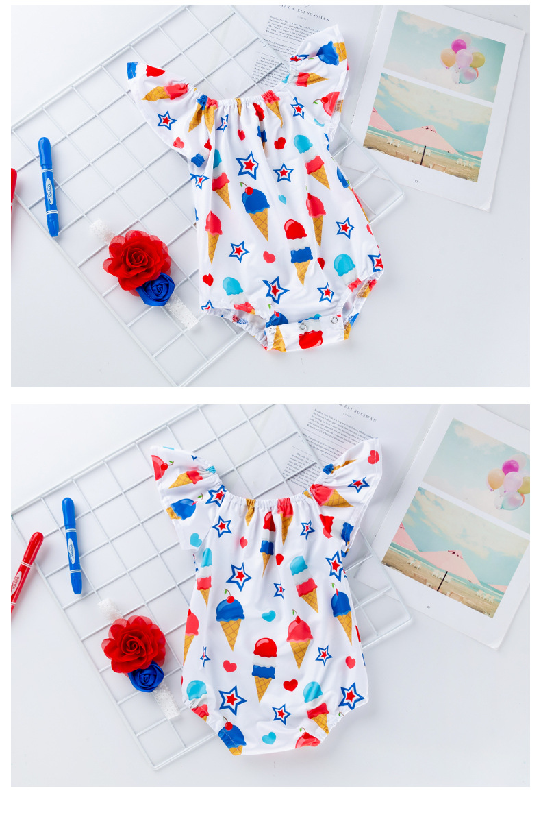 Independence Day Baby Romper Image 10