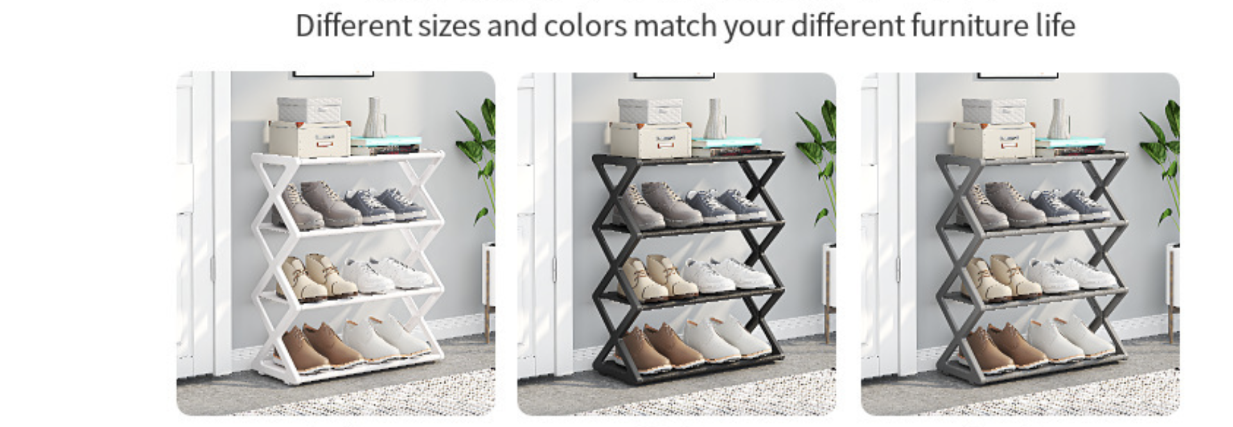 X-type Shoe Rack Image 6