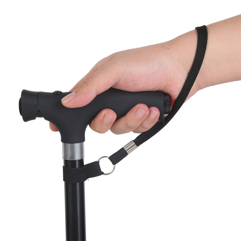 Seniors' cane with light