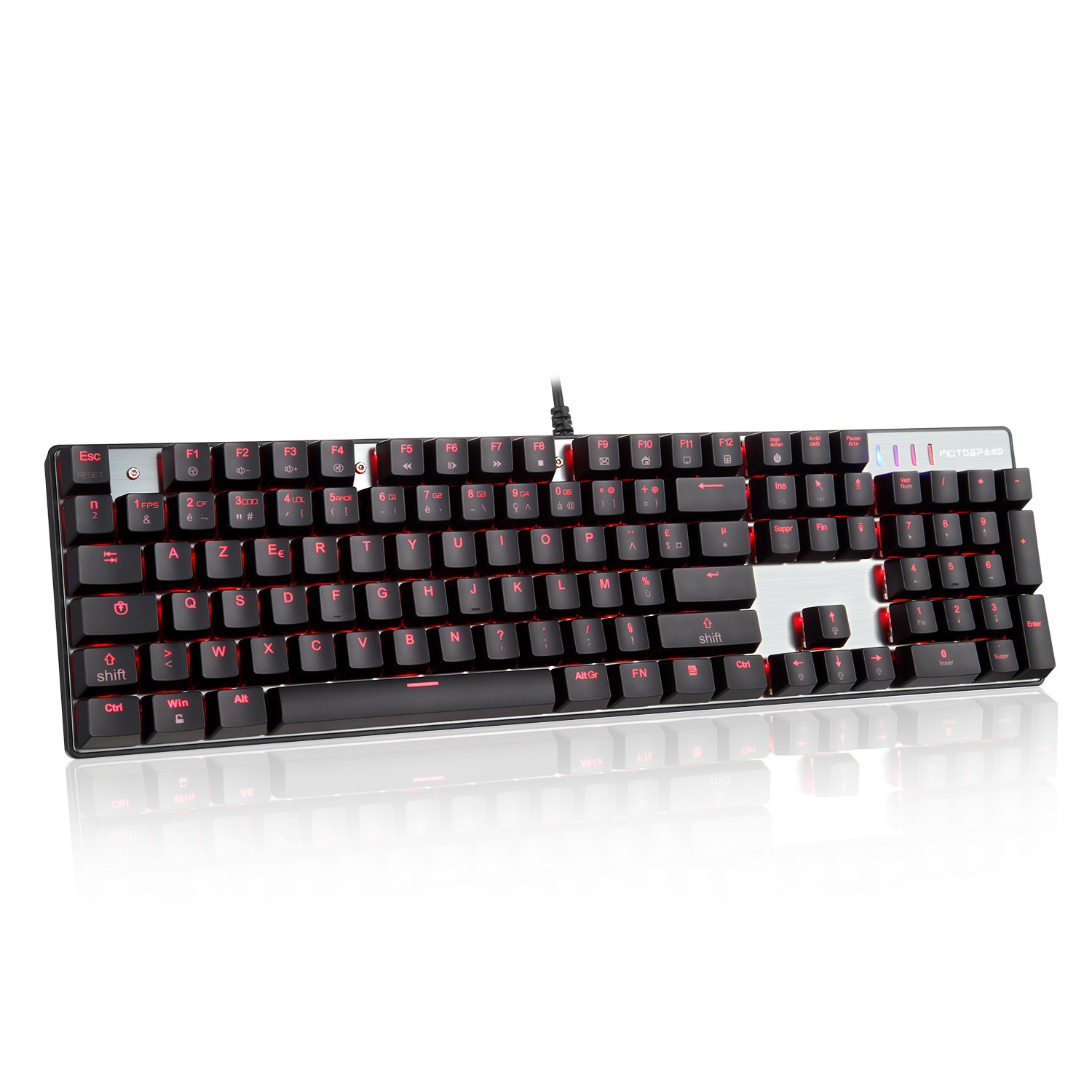 CK104 Mechanical Keyboard Front View
