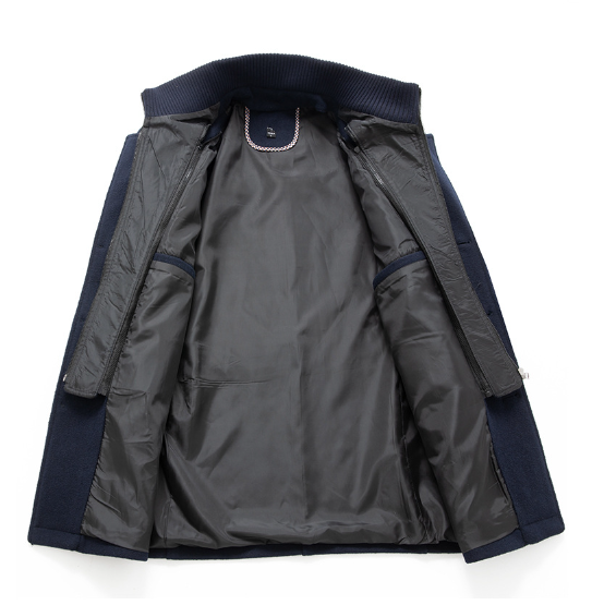 Men's Woolen Overcoat 2