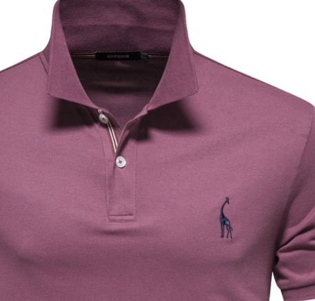 Men's Casual Polo Shirt - Back View