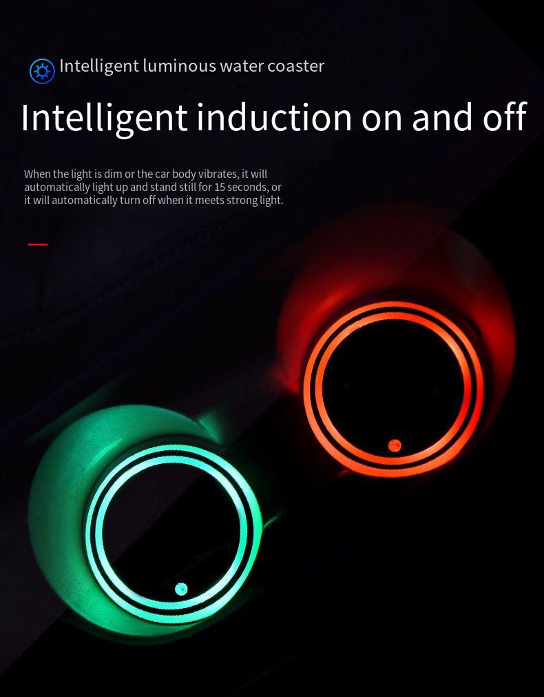 Car LED Luminous Coaster