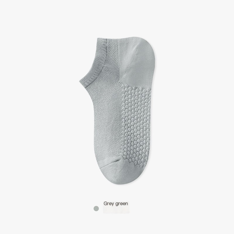 Women's Solid Color Mesh Invisible Socks