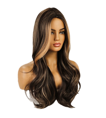 Back view of the wig