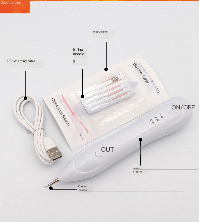 Small White Dot Chi Pen