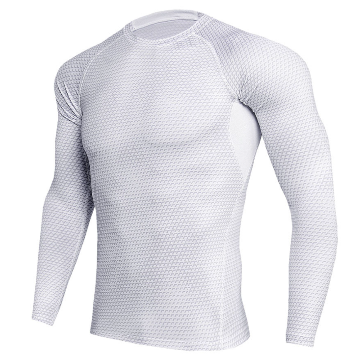 Men's 3D Printed Long Sleeve Compression Shirt 6