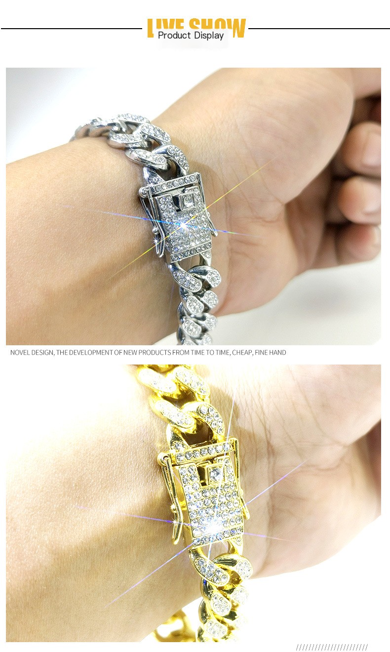 Cuban Chain Diamond Bracelet 4