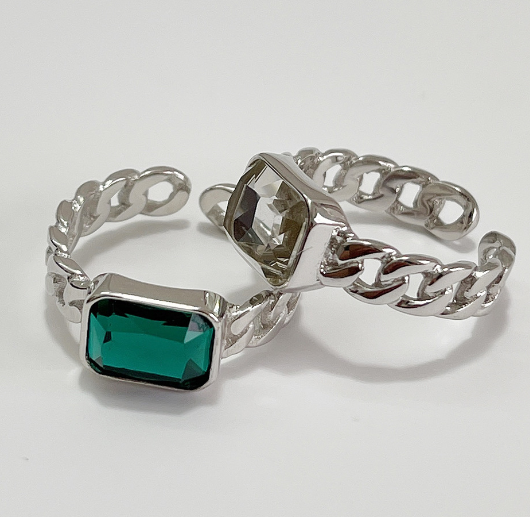Adjustable Opening of 925 Silver Ring