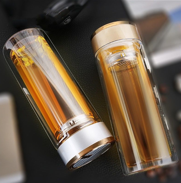 Double-Layer Insulated Glass Cup Image 4