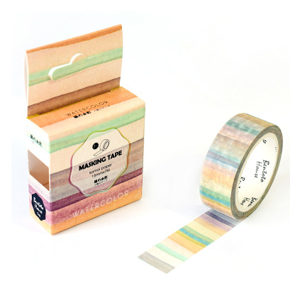 Japanese-style watercolor adhesive tape