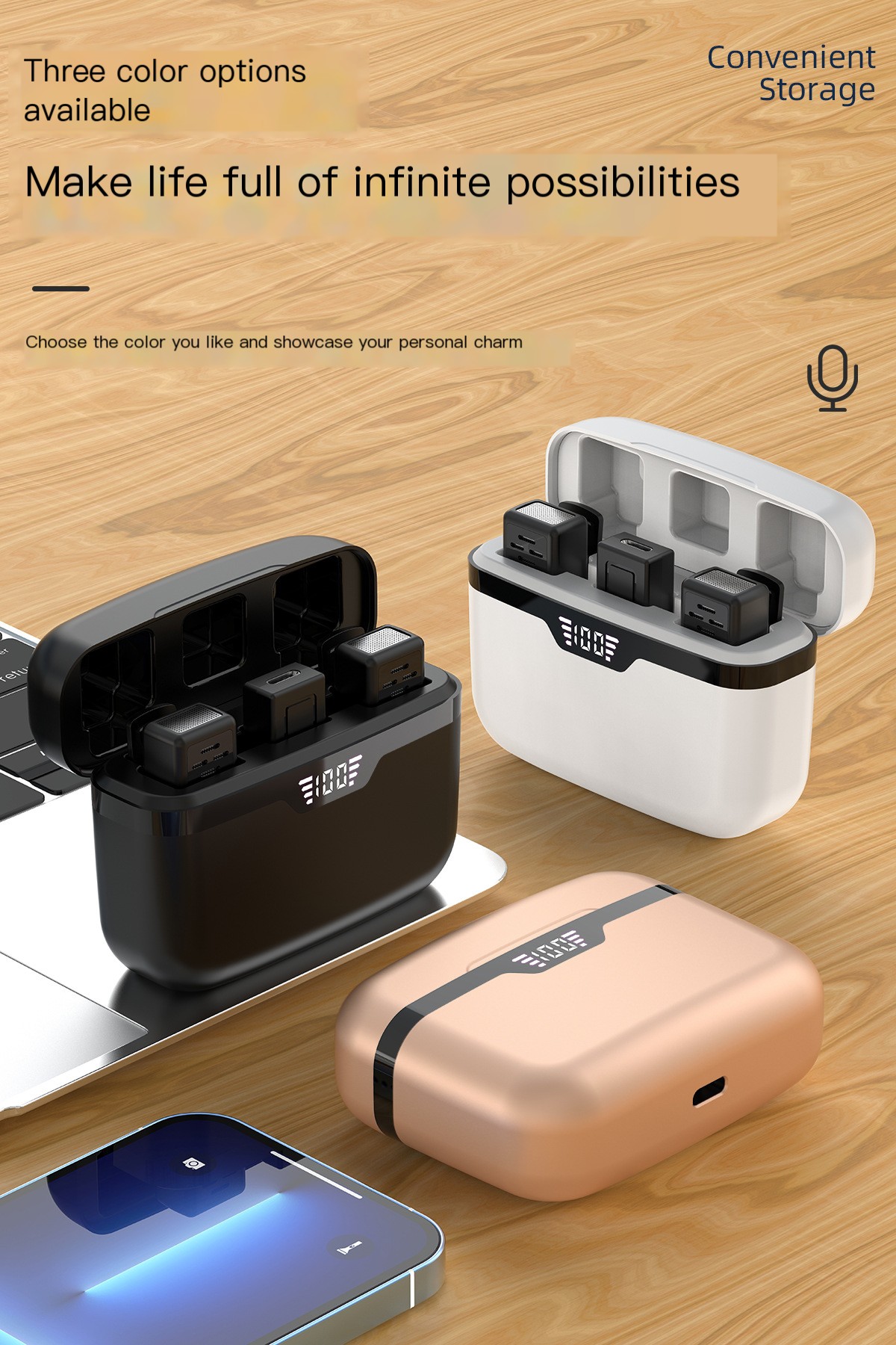 Configuración del Micrófono Inalámbrico de Solapa J80