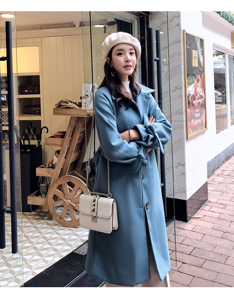 Medium Length Woolen Jacket Image 4